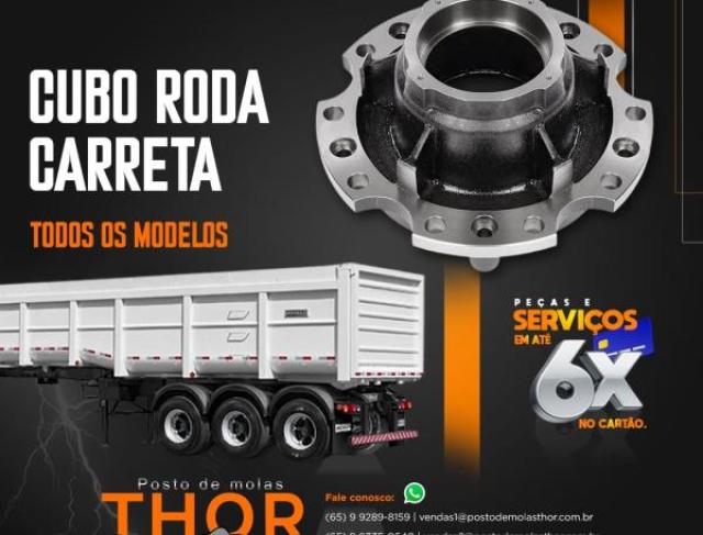 Cubo Roda Carreta  Todos os modelos!