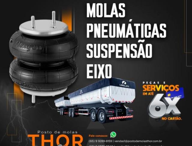 Molas Pneumáticas Suspensão Eixo 