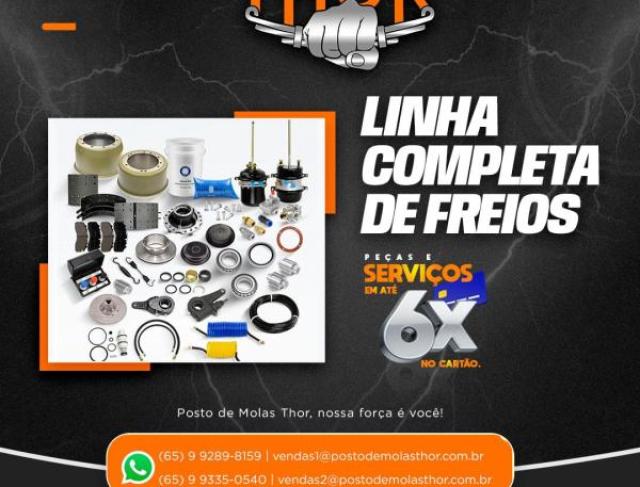 Linha completa de FREIOS